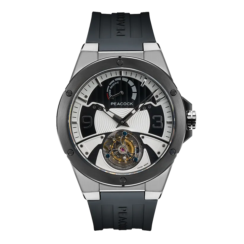 Peacock Voyager Tourbillon Watch Gun Metal