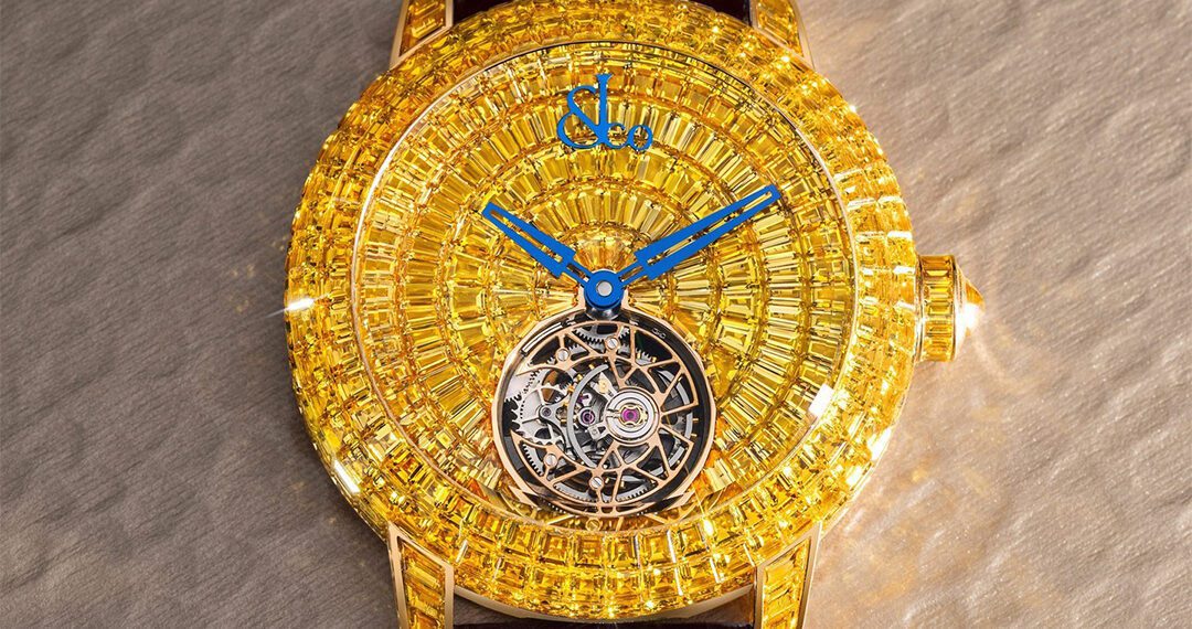 Đồng hồ Jacob & Co. Caviar Flying Tourbillon Yellow Sapphire