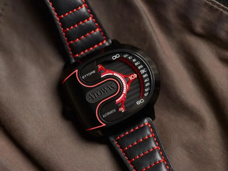 Mặt đồng hồ ATOWAK với thiết kế wandering hour 3D mạnh mẽ