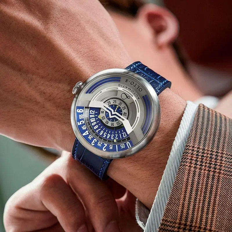 OLTO-8 INFINITY-I RPM-Style Automatic Watch Blue