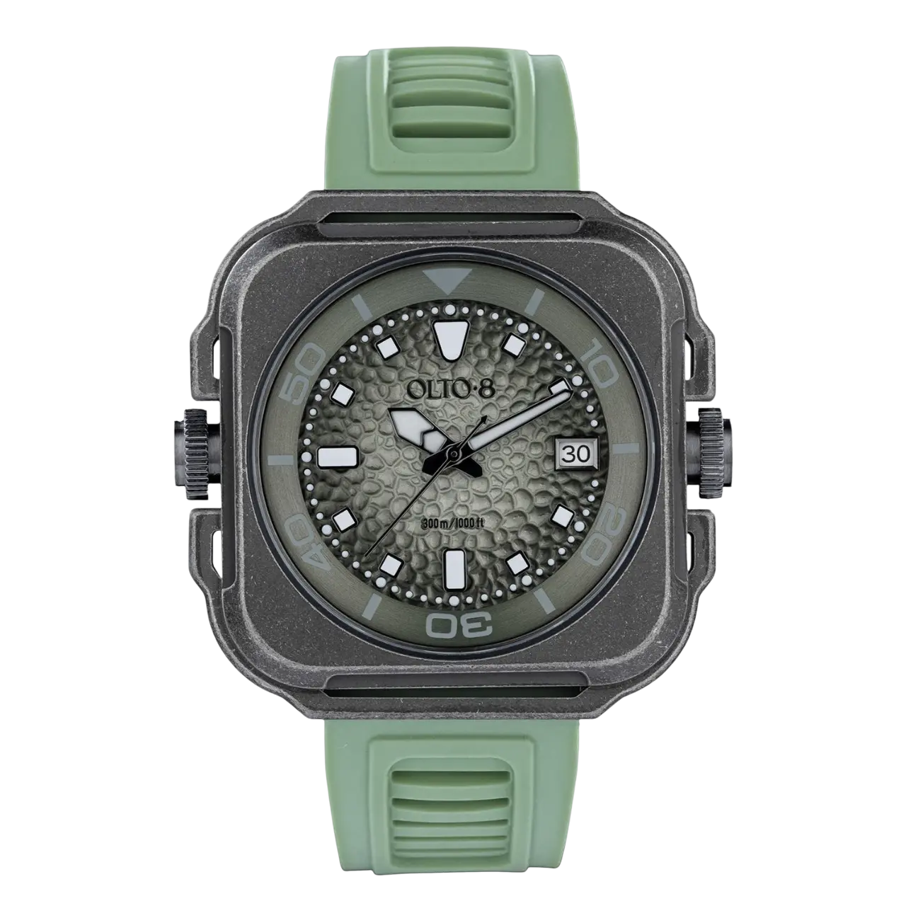 OLTO-8 Coral Steward Diving Automatic Retro Green
