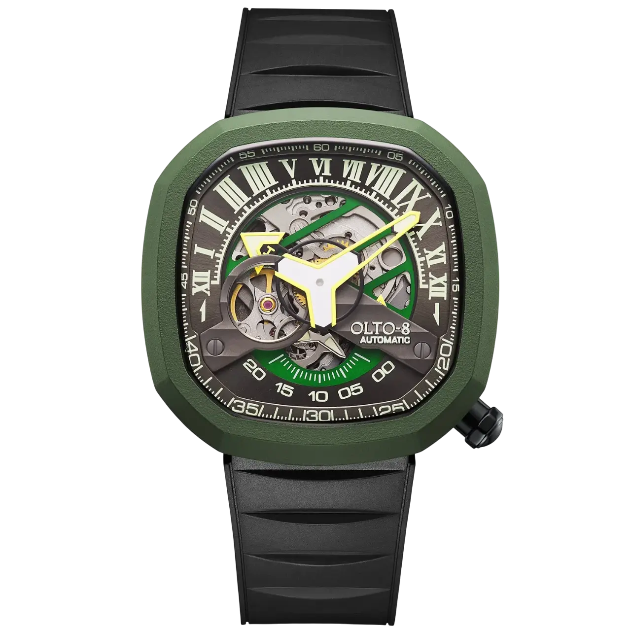 OLTO-8 INFINITY-II RPM-Style Automatic Watch Green