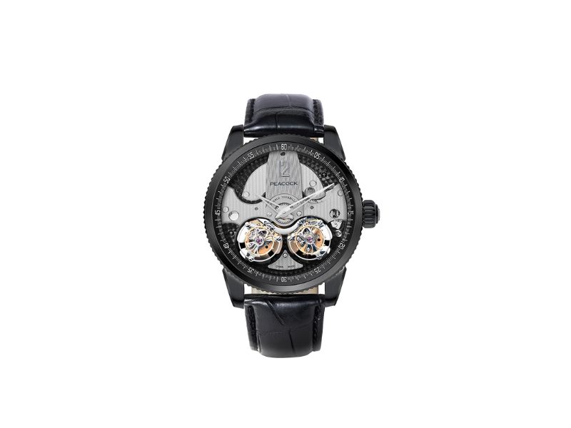PEACOCK King Returns Double Tourbillon Watch