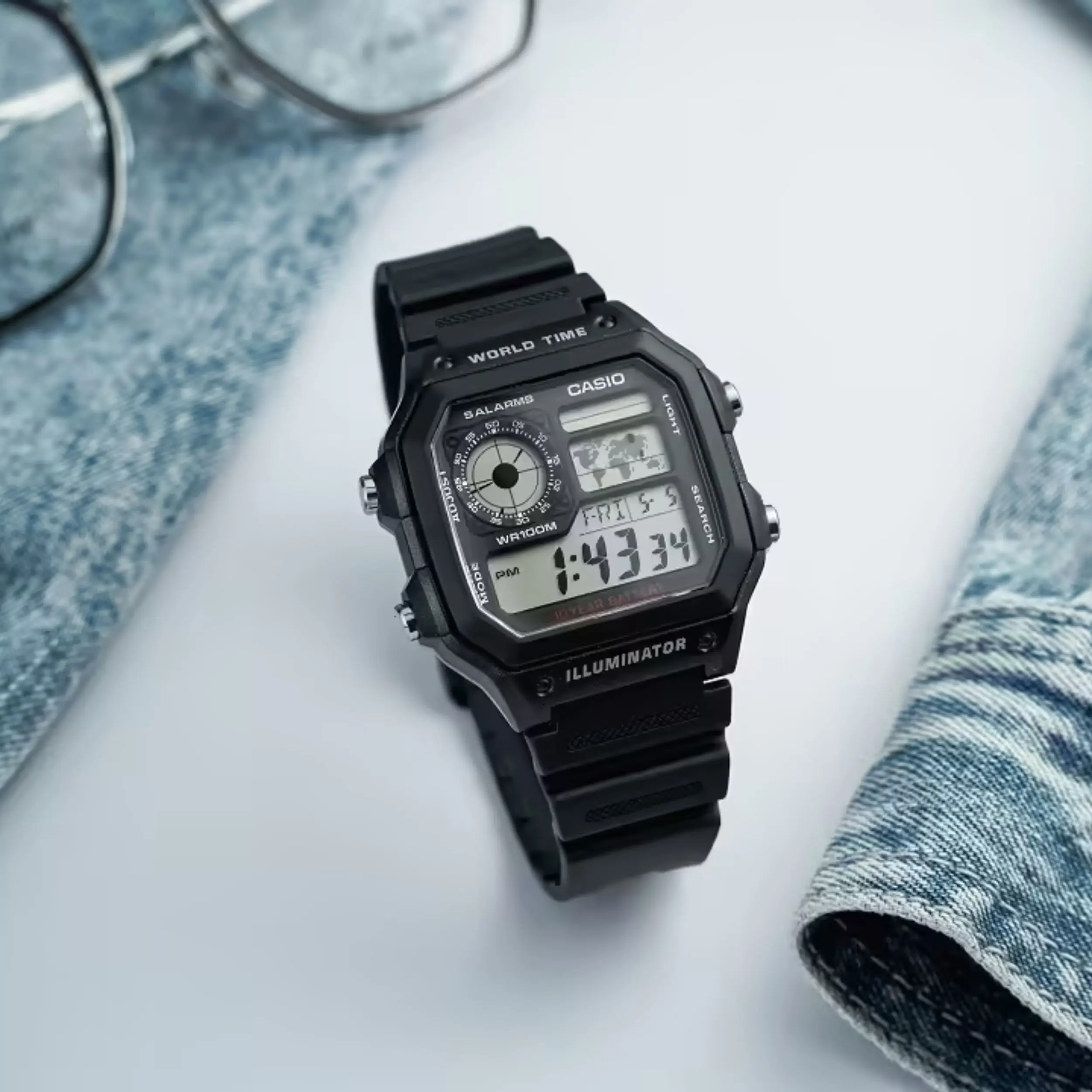 Đồng hồ Casio không vào được chế độ chỉnh