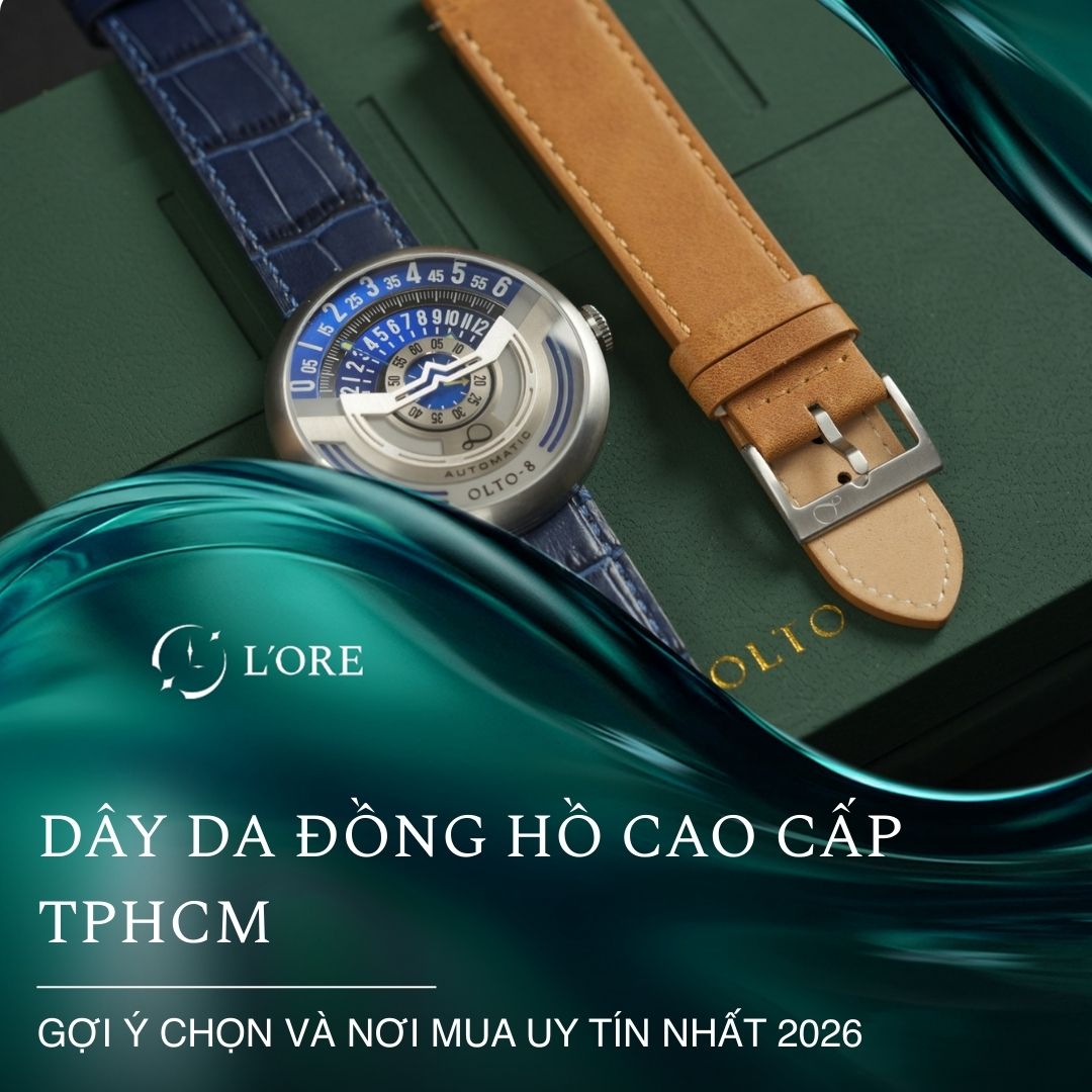 Dây da đồng hồ cao cấp TPHCM - Gợi ý chọn và nơi mua uy tín nhất 2026