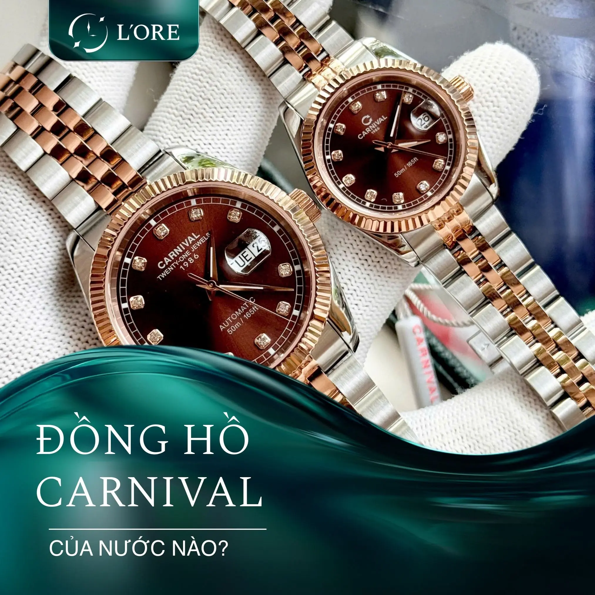 Đồng hồ Carnival của nước nào? Nguồn gốc, thương hiệu và đánh giá chi tiết