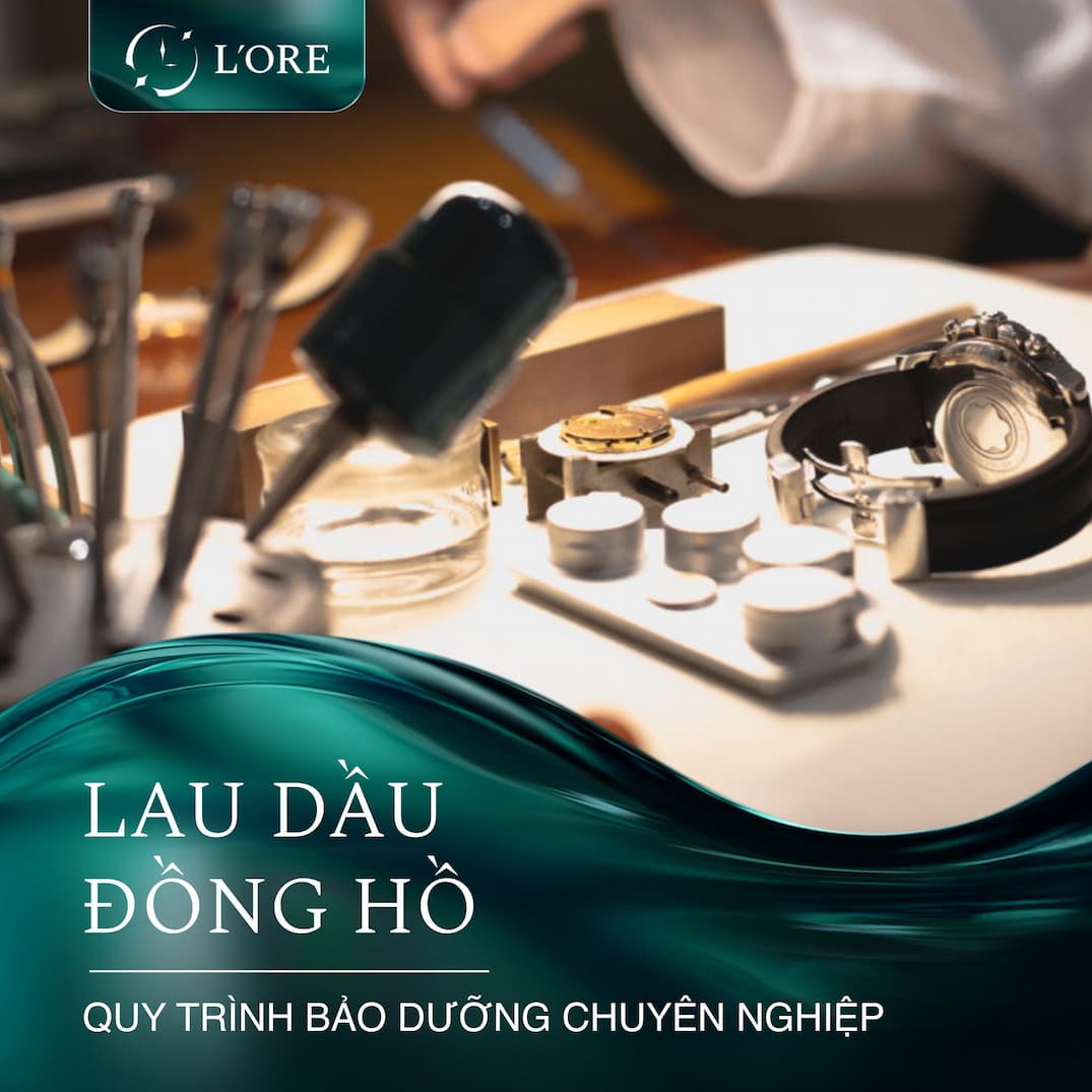 Hướng dẫn quy trình bảo dưỡng - lau dầu đồng hồ đúng cách