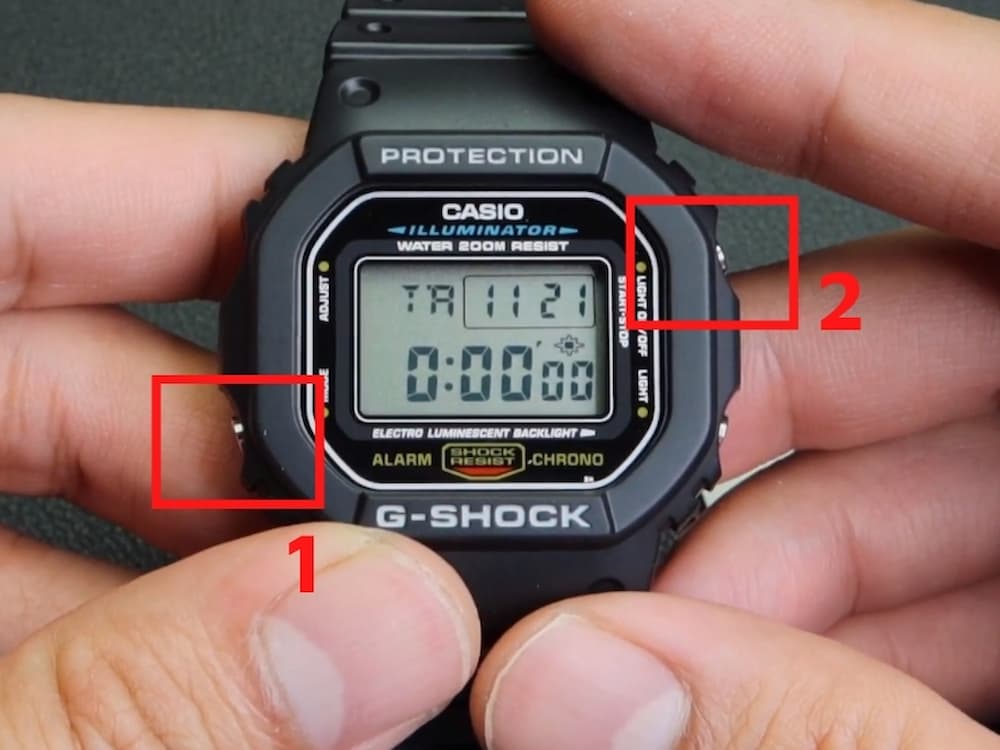 Nhấn nút B, C để điều chỉnh các thông số
