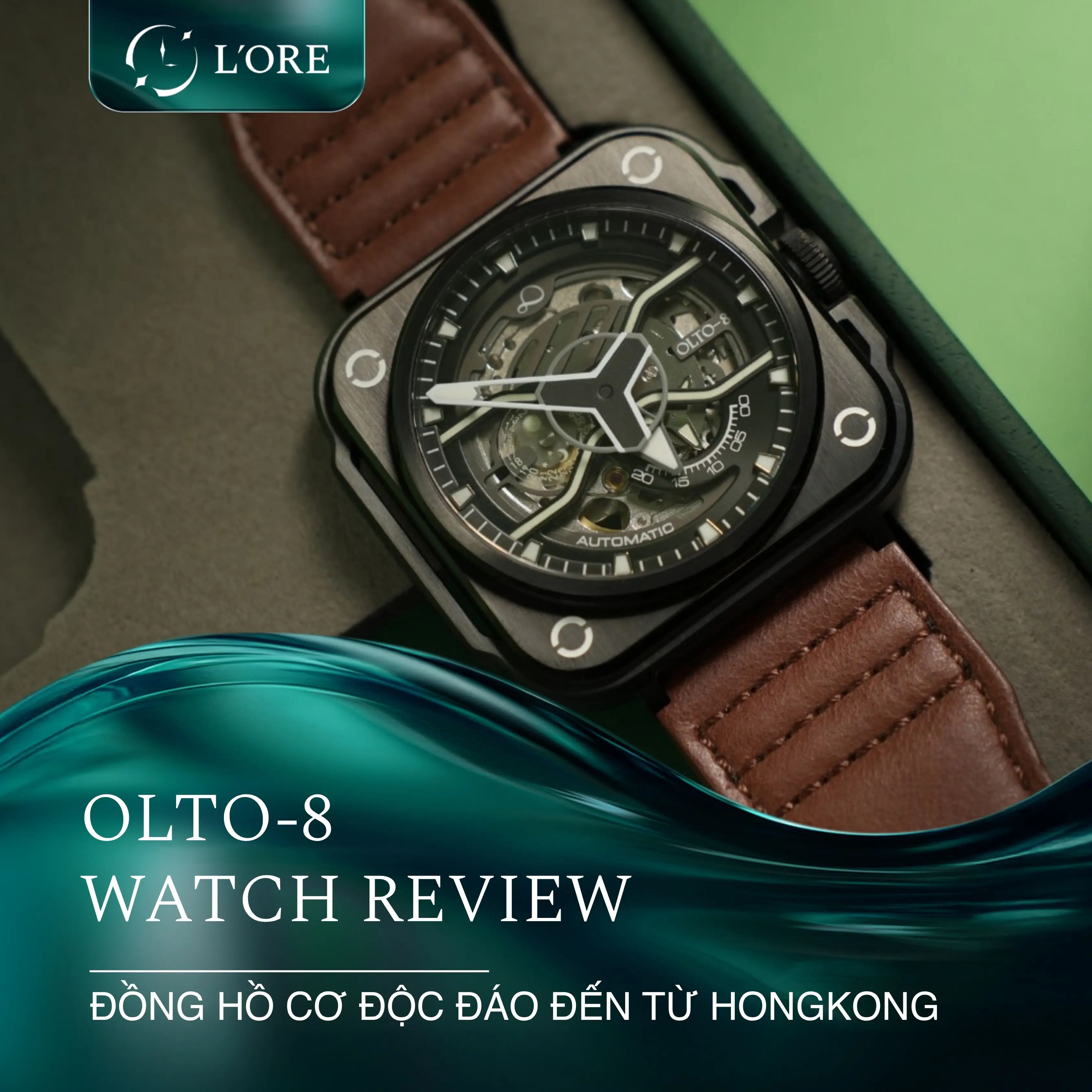 OLTO-8 Watch review - Đánh giá chi tiết đồng hồ cơ đặc biệt đến từ HongKong