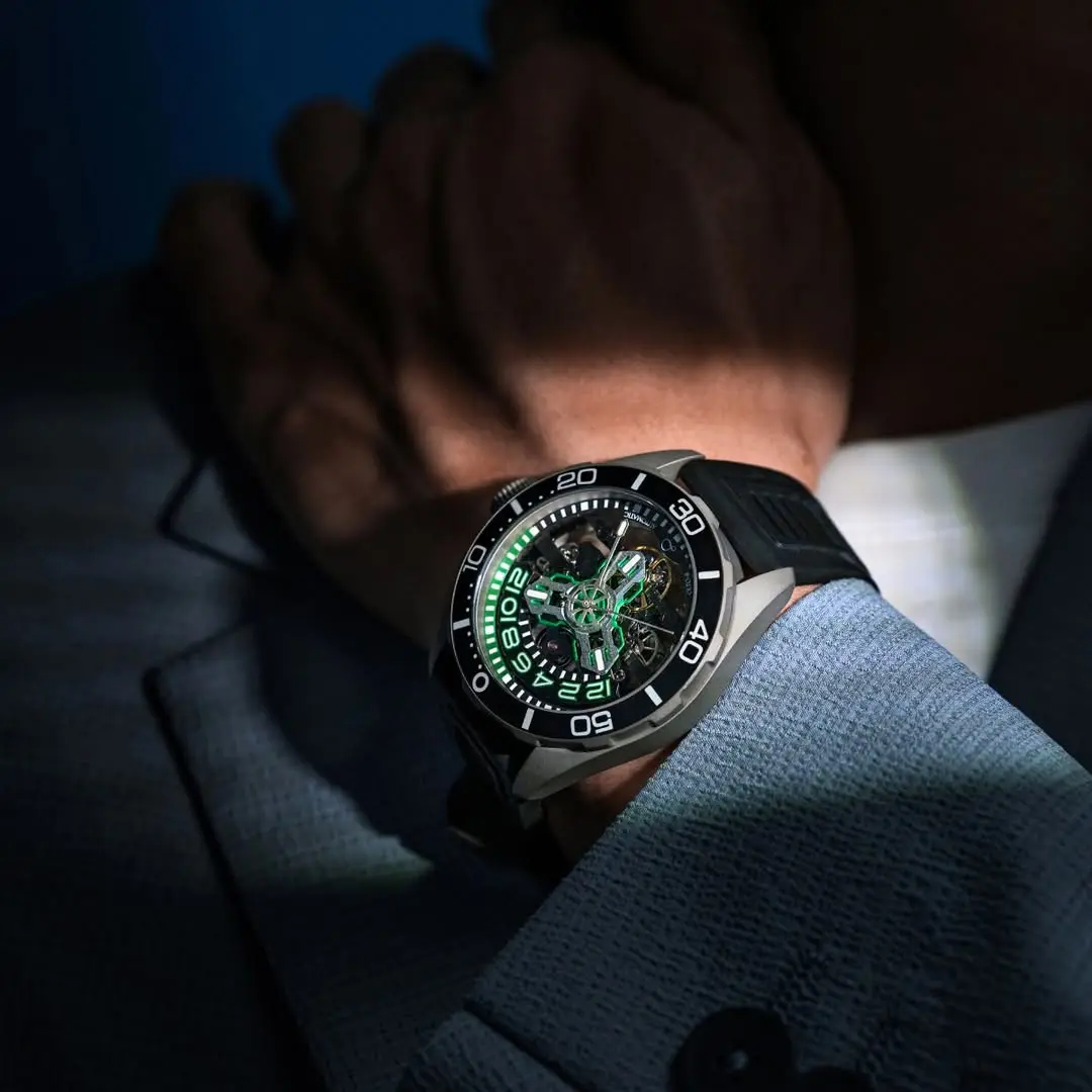 OLTO-8 TIDE X Diving Automatic Neon Green - L’ORE Watch
