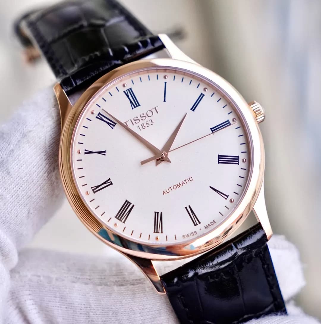 Tissot 18K Gold lấp lánh, biểu tượng của sự sang trọng và quý phái