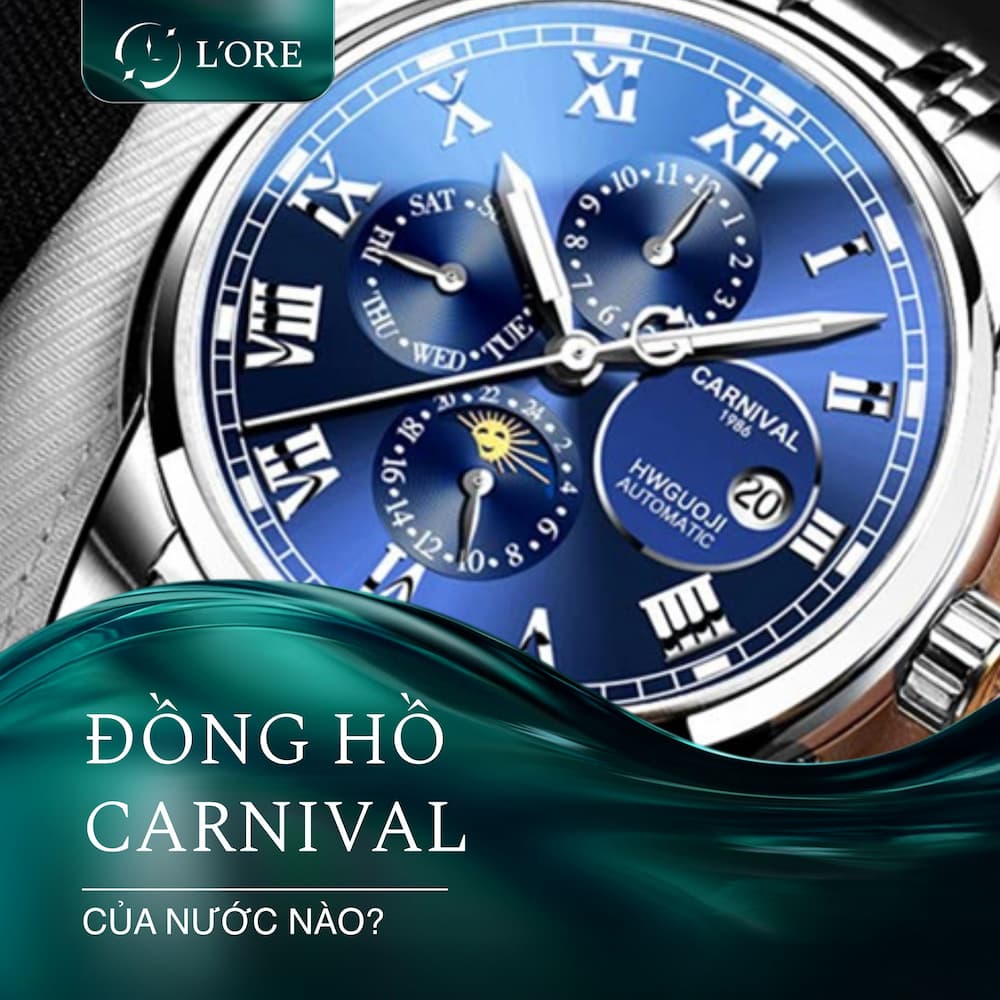 Carnival đồng hồ của nước nào? Lịch sử của thương hiệu Carnival.