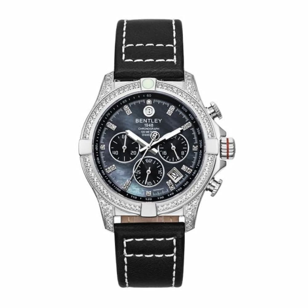 Mẫu Bentley dây da và mặt Sapphire chống trầy xước tốt