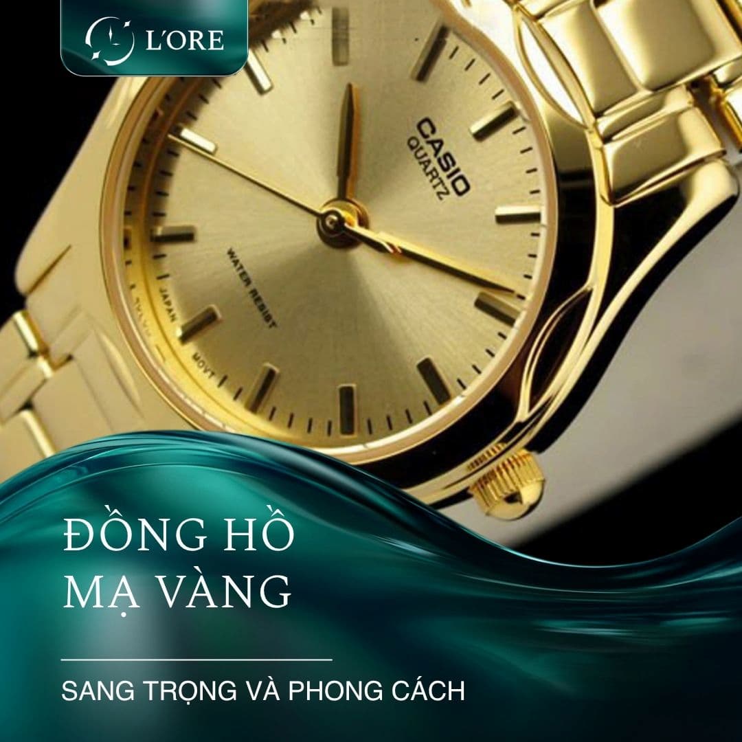Đồng hồ mạ vàng là gì? Khám phá các dòng đồng hồ mạ vàng sang trọng bậc nhất hiện nay