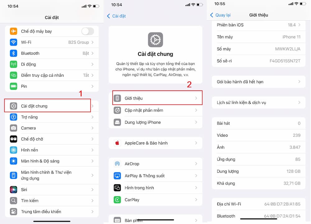 Người dùng cần kiểm tra phiên bản iOS của iPhone